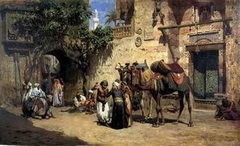 unknow artist Arab or Arabic people and life. Orientalism oil paintings 38